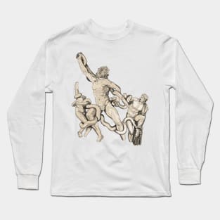 Laocoon and his Sons Colored Long Sleeve T-Shirt